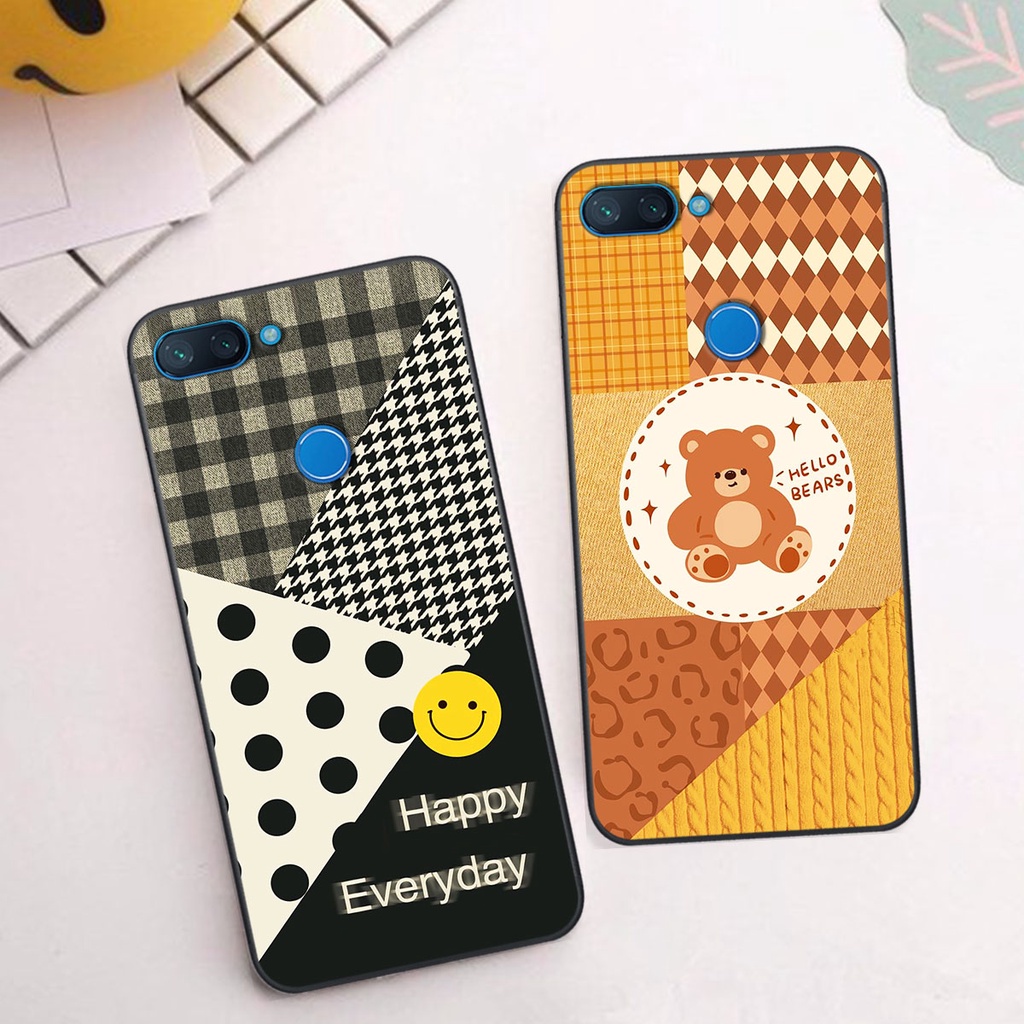 Ốp lưng Xiaomi MI 8 LITE happy day, gấu bear dễ thương - BỀN - ĐẸP -BAO GIÁ TOÀN THỊ TRƯỜNG
