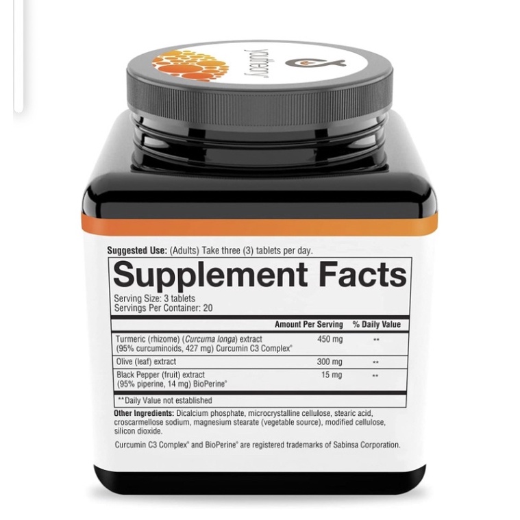 Viên nghệ nano Youtheory Turmeric Curcumin 60viên USA