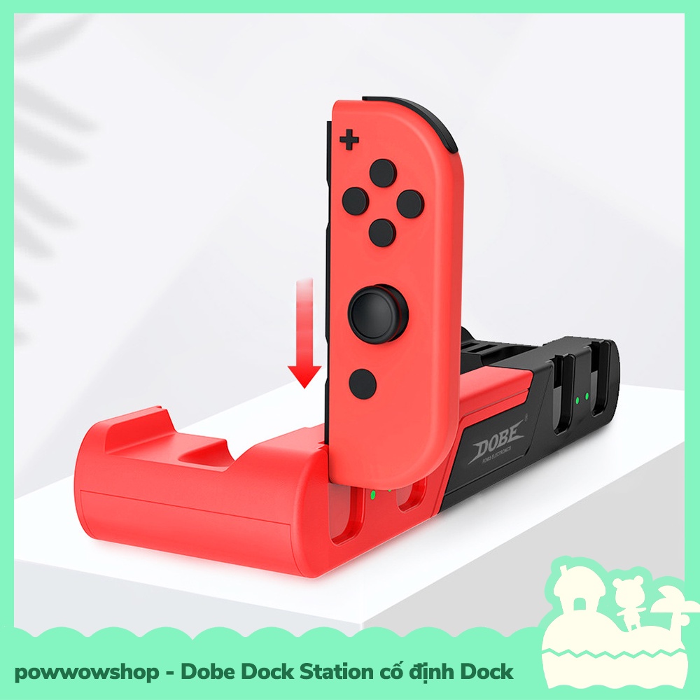 [Sẵn VN - Hỏa Tốc] Phụ Kiện Dobe Dock Station Đế Dựng Cố Định Dock Sạc Charging Joycon Cho Máy Game Nintendo Switch