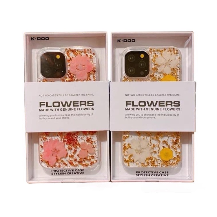 Ốp lưng K Doo flowers cho ip 12 12 pro 12 promax