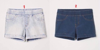 Quần short jeans denim bé gái H&m