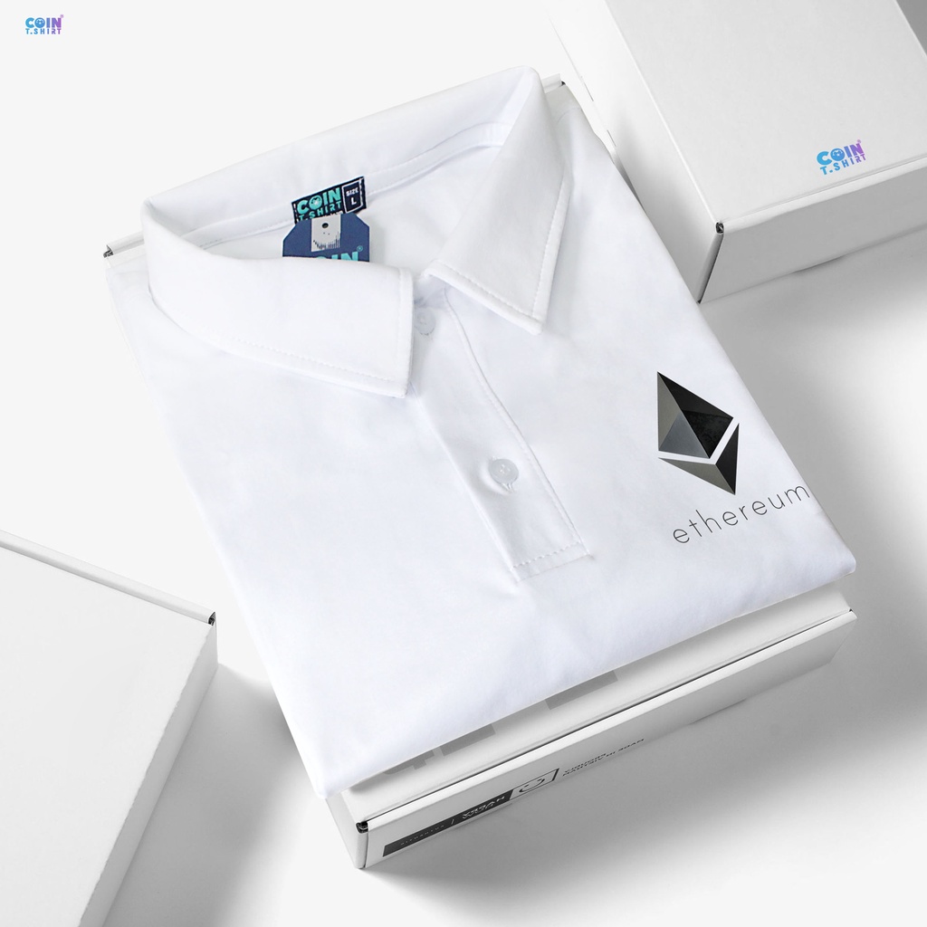Áo Polo cao cấp Ethereum, ETH, Cointshirt, Bitcoin BTC, Binance BNB, Polkadot DOT, Crypto, HODL, Trader