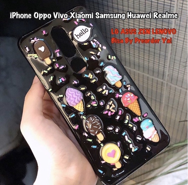 Ốp Điện Thoại Đính Kim Tuyến Cho Iphone Oppo Vivo Xiaomi Samsung Huawei Realme K3 A1k V17 S1 Pro V15 F11 J7 J5 J3 Y12 F3