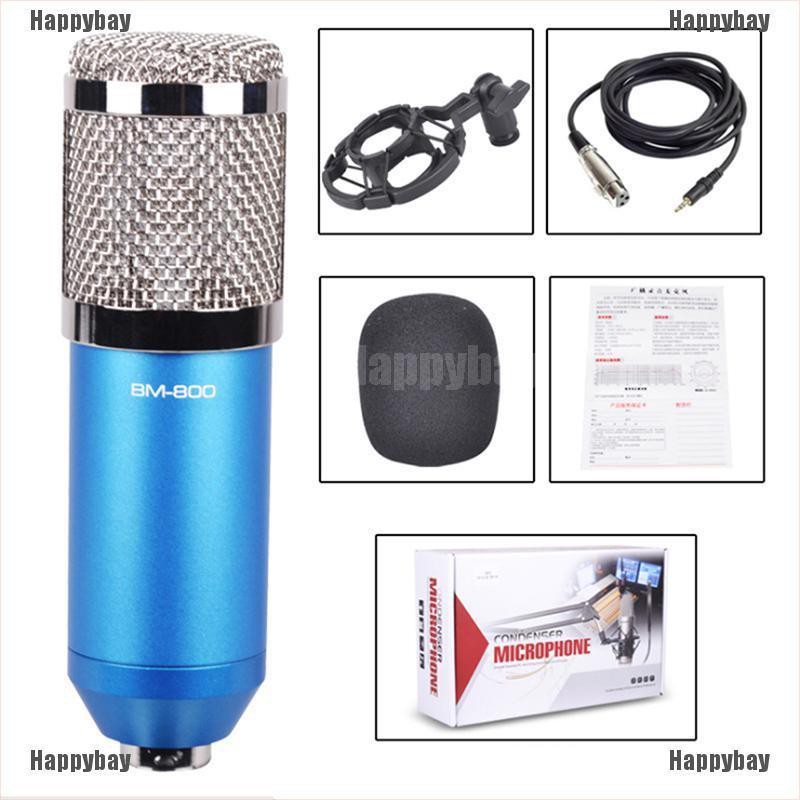 Happybay BM800 Dynamic Condenser Microphone Sound Studio KTV Singing Recording