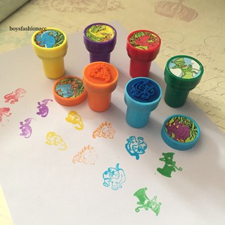 Set 6 con dấu in hình khủng long đồ chơi thú vị cho bé