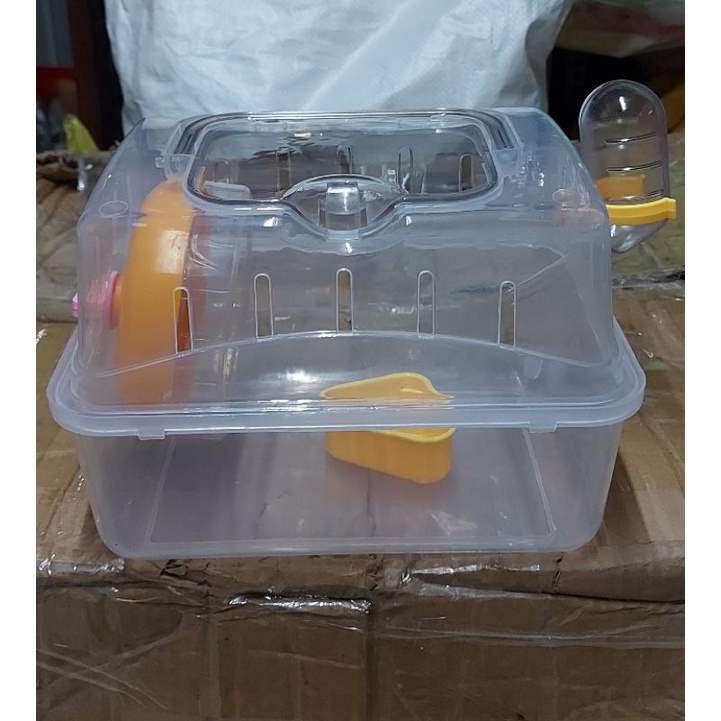 Lồng mini trong suốt hamster
