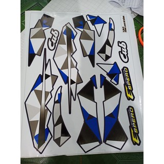tem rời cub xe xanh