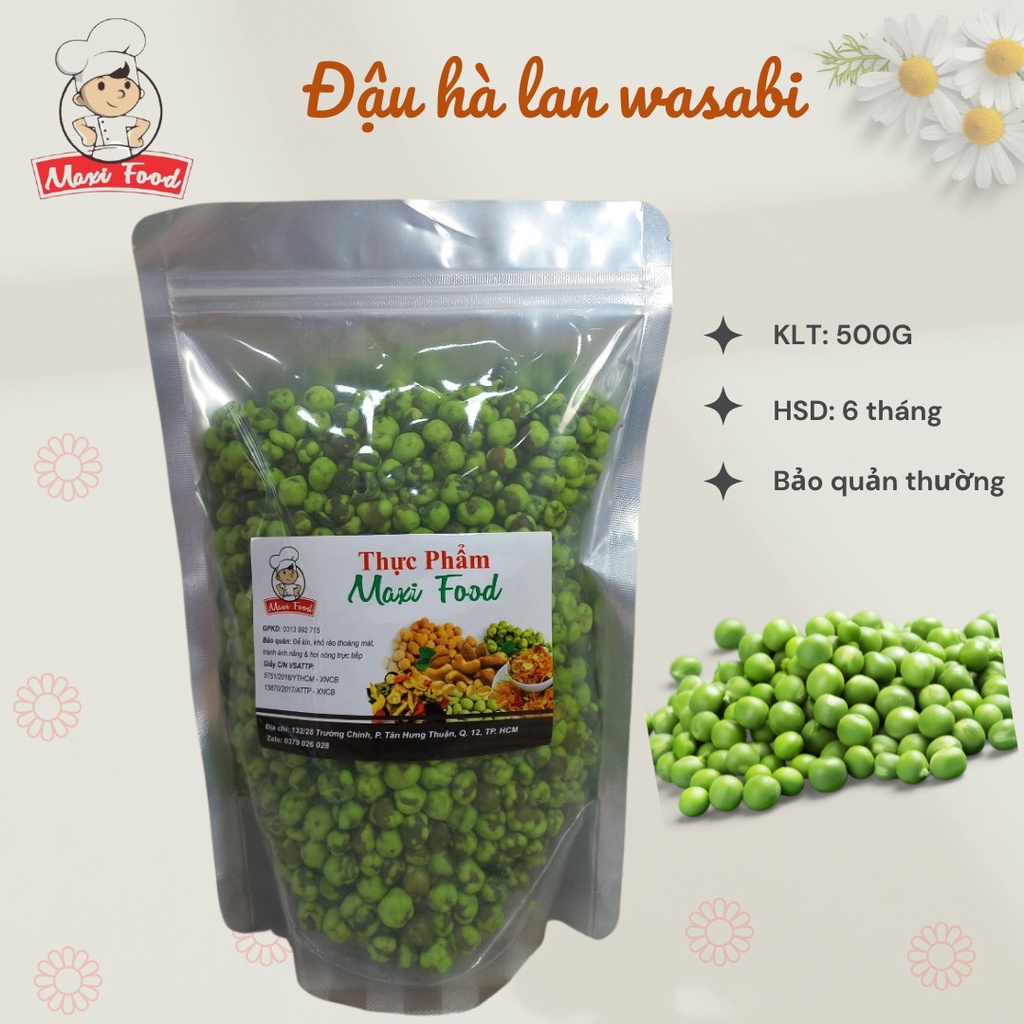 500gr Đậu Hà Lan Wasabi | Maxifood