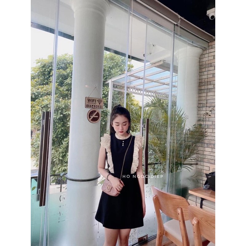 Váy béo cổ [Hàng cao cấp] duyên dáng