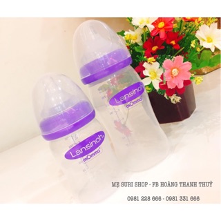Bình sữa lansinoh momma - nhựa