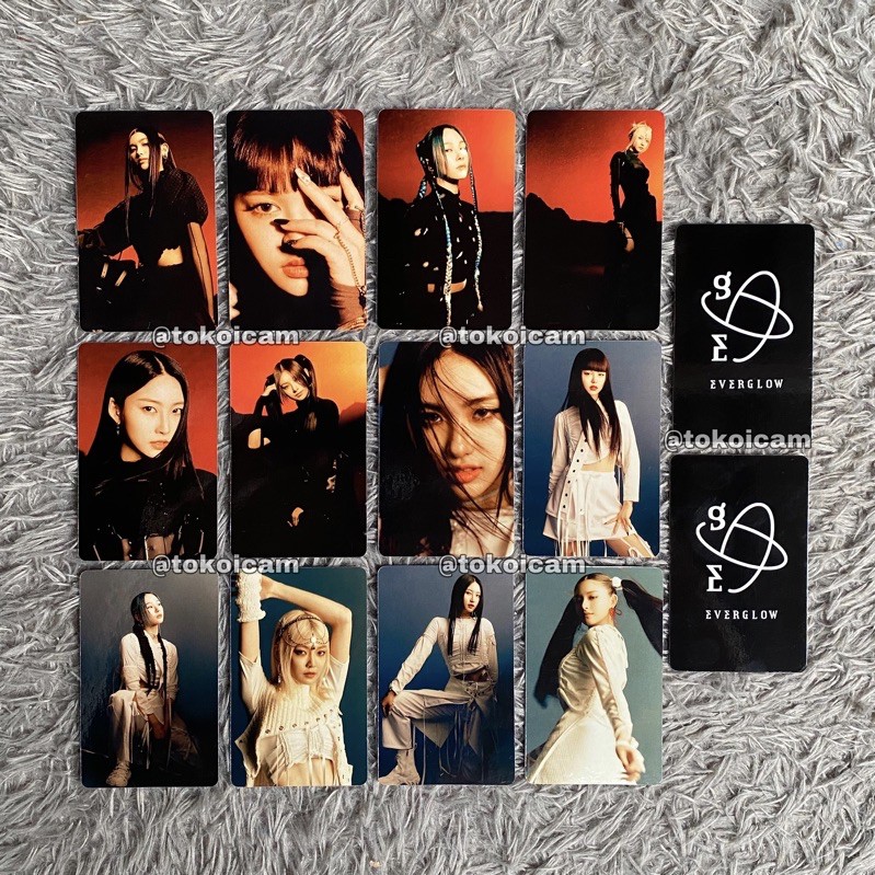 Everglow PHOTOCARD Giai Điệu Cuối Cùng | Album Ảnh Aisha EU Mia Onda Sihyeon Yiren