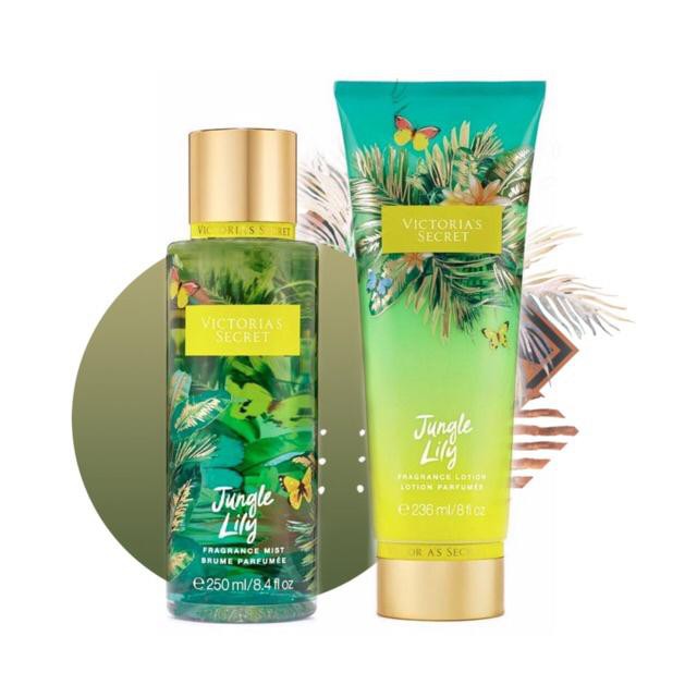 𝗕𝗢𝗗𝗬𝗠𝗜𝗦𝗧⚜️Mẫu thử xịt thơm Body Mist Victoria's Secret - Jungle Lily 250ML