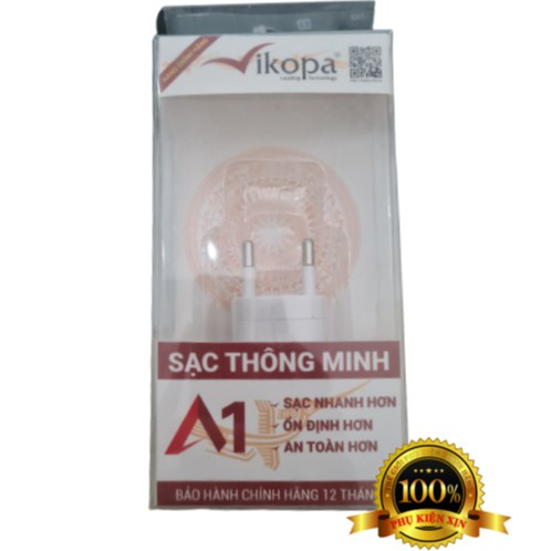 Bộ Sạc Micro USB Vipoka A1 Sạc Nhanh, Ổn Định, An Toàn Bảo Hành 12 Tháng Giá Rẻ