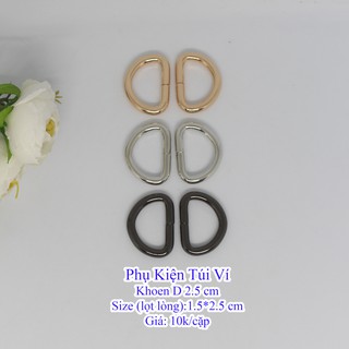 Khoen D 2.5cm (19k/1cặp)