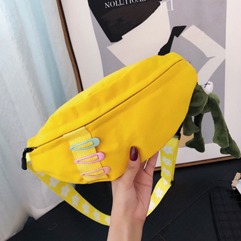 Túi đeo chéo YADOU chất liệu vải canvas phong cách học sinh Nhật Bản thời trang cho nữ