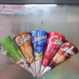 Celano kem đủ vị hạt dẻ, socola, dâu, vani, tiramisu