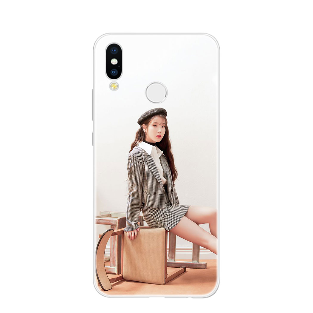 Ốp Điện Thoại Trong Suốt Họa Tiết Iu Lee Ji Eun 96hq Cho Xiaomi Redmi Note 6 7 8 9 Pro Max 8t 7a