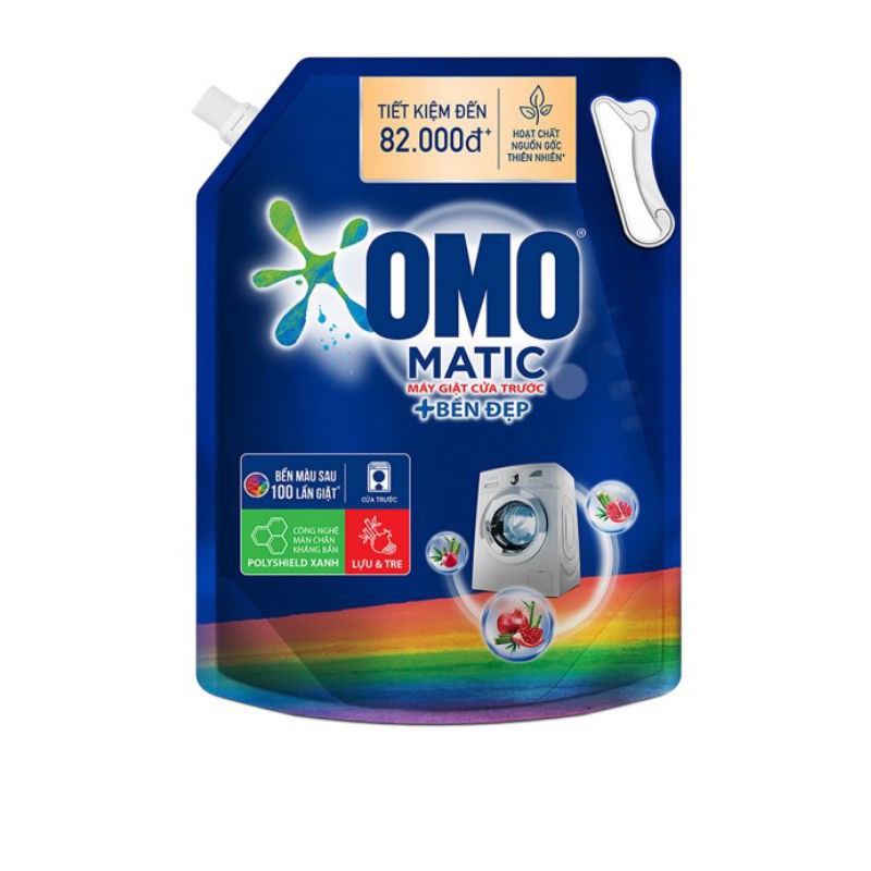 Nước giặt Omo matic cửa trước 3.6kg bền đẹp