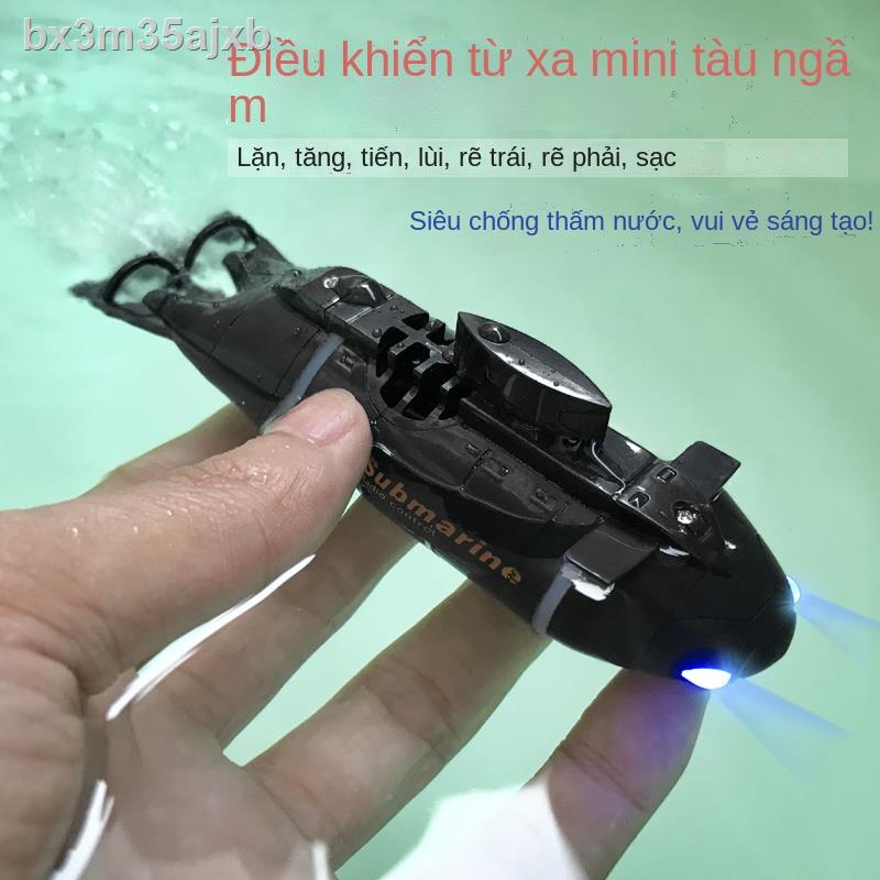 ♨ ✐ Tàu ngầm nhỏ điều khiển từ xa không dây mô phỏng tàu cao tốc không thấm nước mô hình tàu ngầm đồ chơi nước có