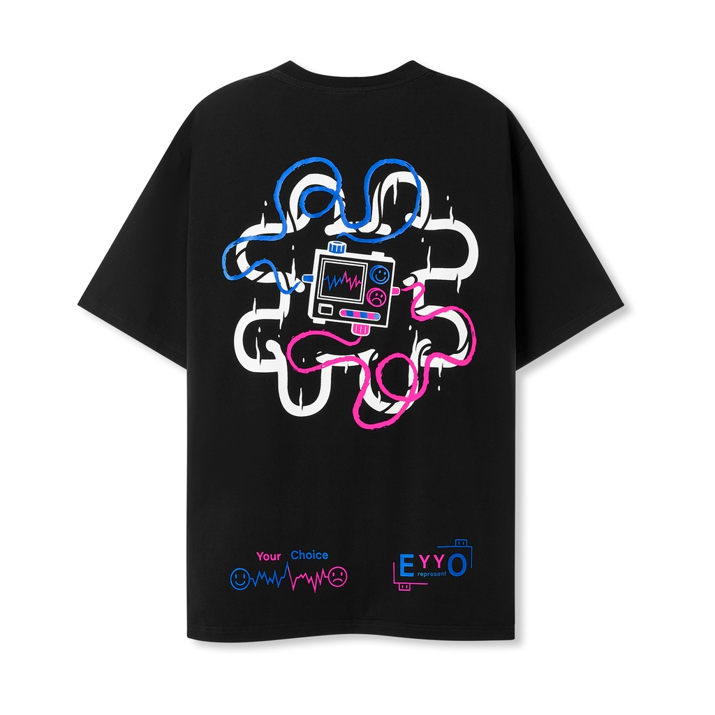 Áo thun 8YO Radio Mood Tee - Đen