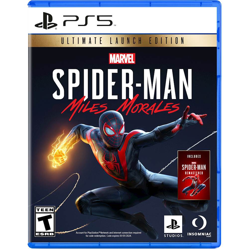 Game PS5 Marvel's Spider Man Miles Morales Ultimate Launch Edition Hệ US Mới 100%