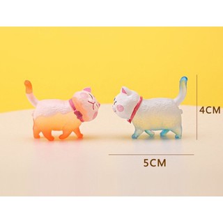 Mô hình set mèo neon 9 con tsum tsum