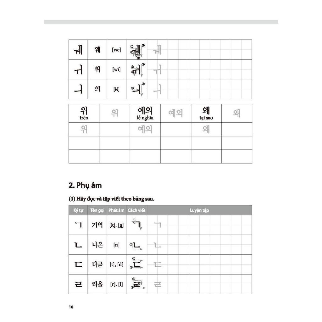Sách - Tiếng Hàn Tổng Hợp Dành Cho Người Việt Nam - Sách Bài Tập Sơ Cấp 1 - MC Books