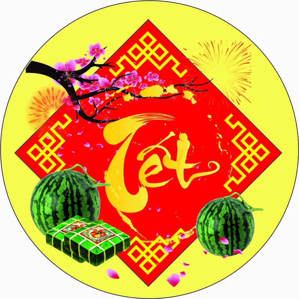 Tem tết dán nhãn sản phẩm