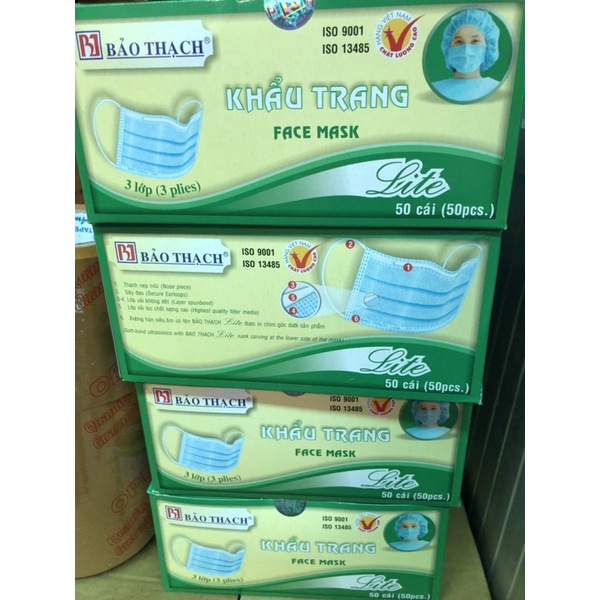 ✅  Khẩu Trang Y Tế- Bảo Thạch Lite