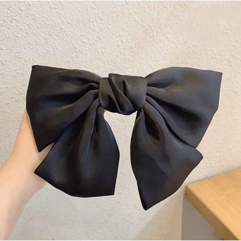 (Size Lớn) Kẹp Tóc Nơ Lụa Phụ Kiện Tóc Dễ Thương Phong Cách Nhật Bản Và Hàn Quốc Phụ Kiện Tóc Cho Nữ Và Bé Gái
