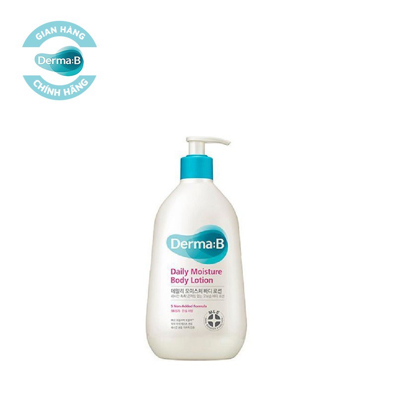 Sữa dưỡng thể toàn thân Derma:B Daily Moisture Body Lotion