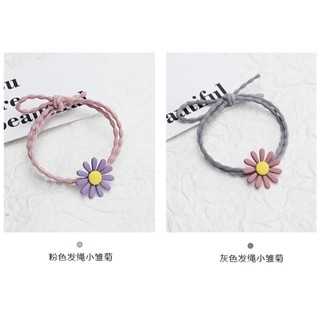 [Freeship] Xả buộc tóc hoa cúc siêu đáng yêu