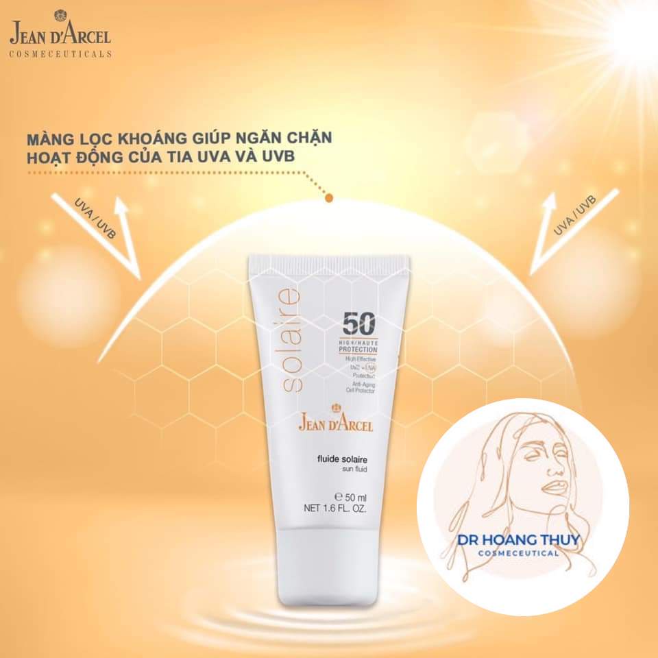 ✅ Sữa Dưỡng Chống Nắng Jean D'Arcel Sun Fluid SPF50