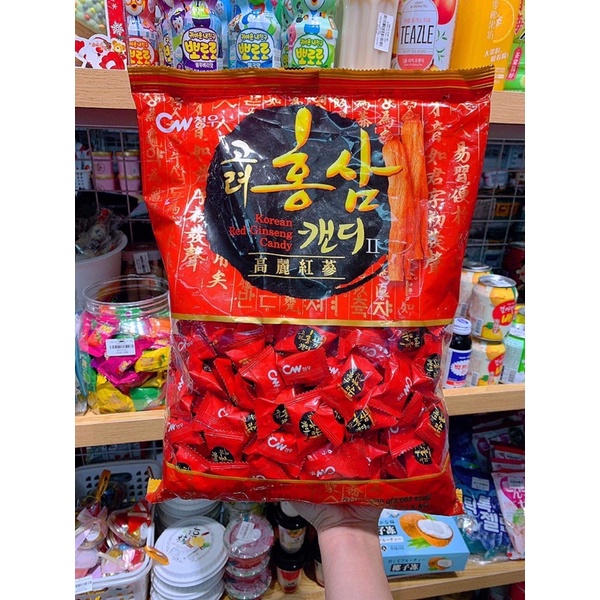KẸO SÂM HÀN QUỐC HỒNG SÂM RED GINSENG.