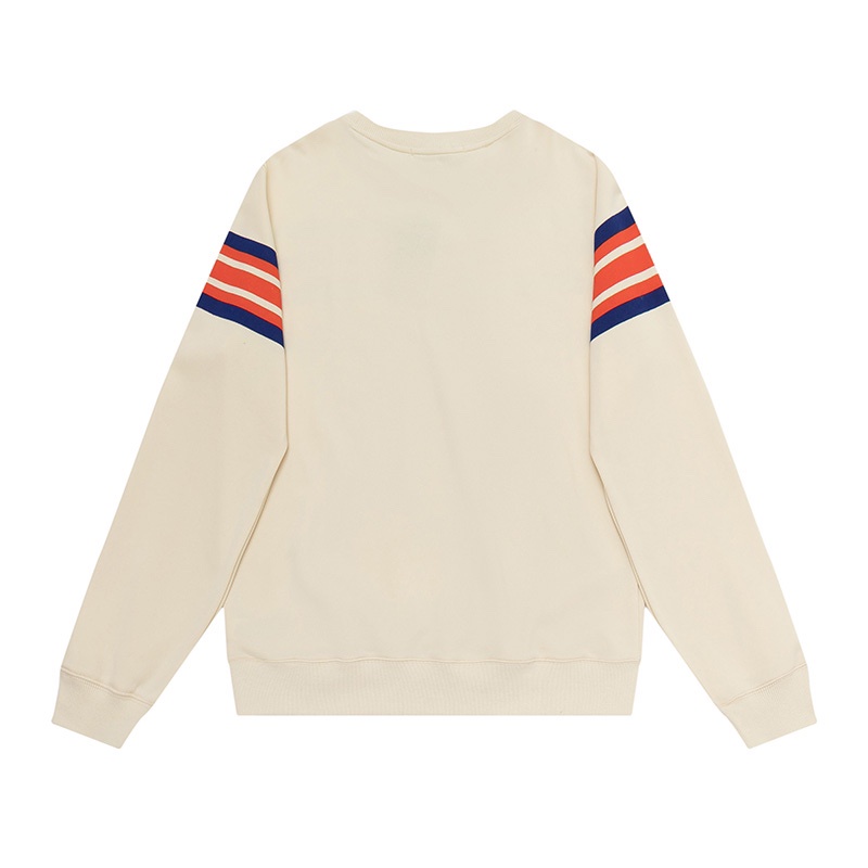 Áo sweater Gucci cổ tròn họa tiết kẻ sọc ngang thời trang cho nam nữ | BigBuy360 - bigbuy360.vn