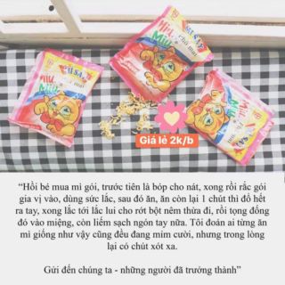 Mì trẻ em 2k + bánh tráng 2k