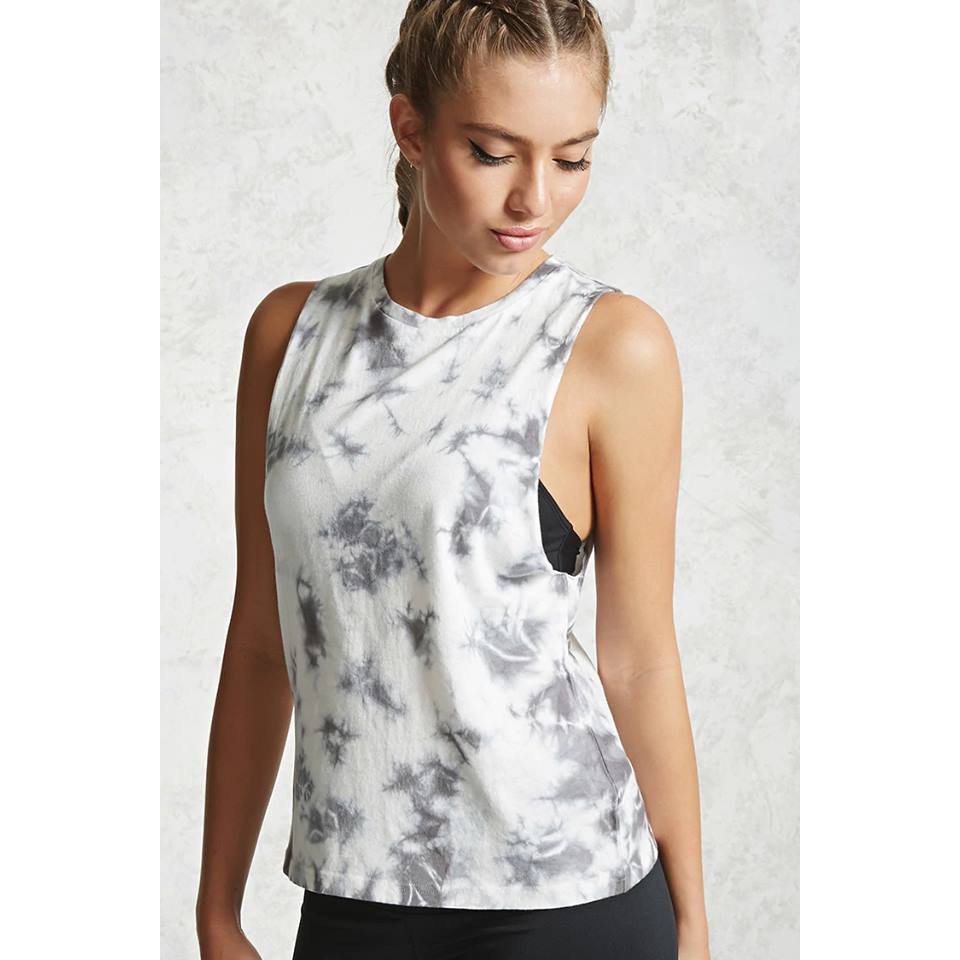 Áo Forever21 Active Tie-Dye Tank
