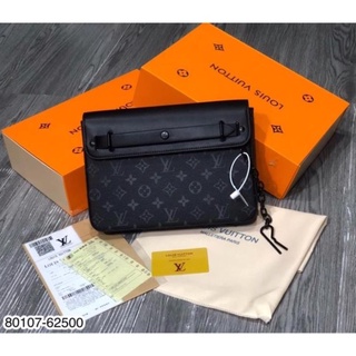 Cluth LV Cầm Tay Siêu Cấp Full Box - Ví LV Cầm Tay Full Box Cho Nam