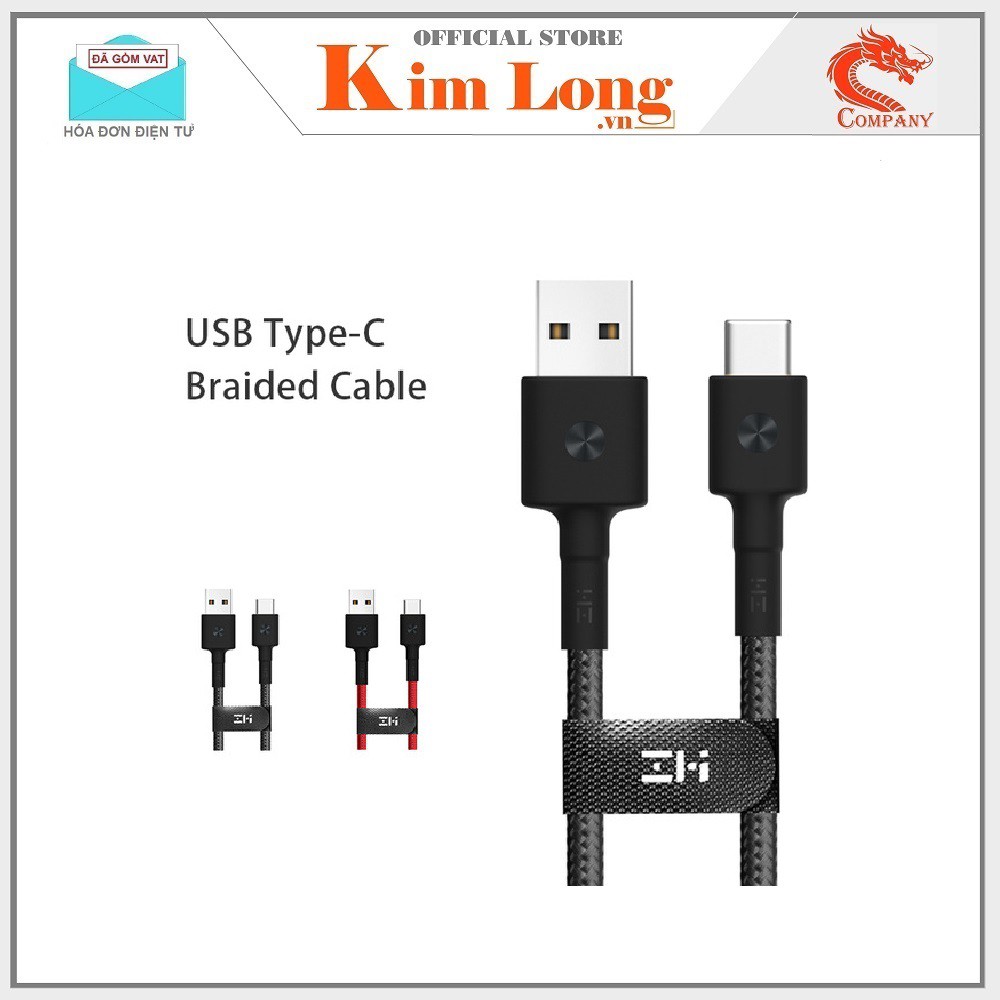 Cáp Sạc Nhanh Xiaomi USB TYPE C 100cm - Chính hãng phân phối