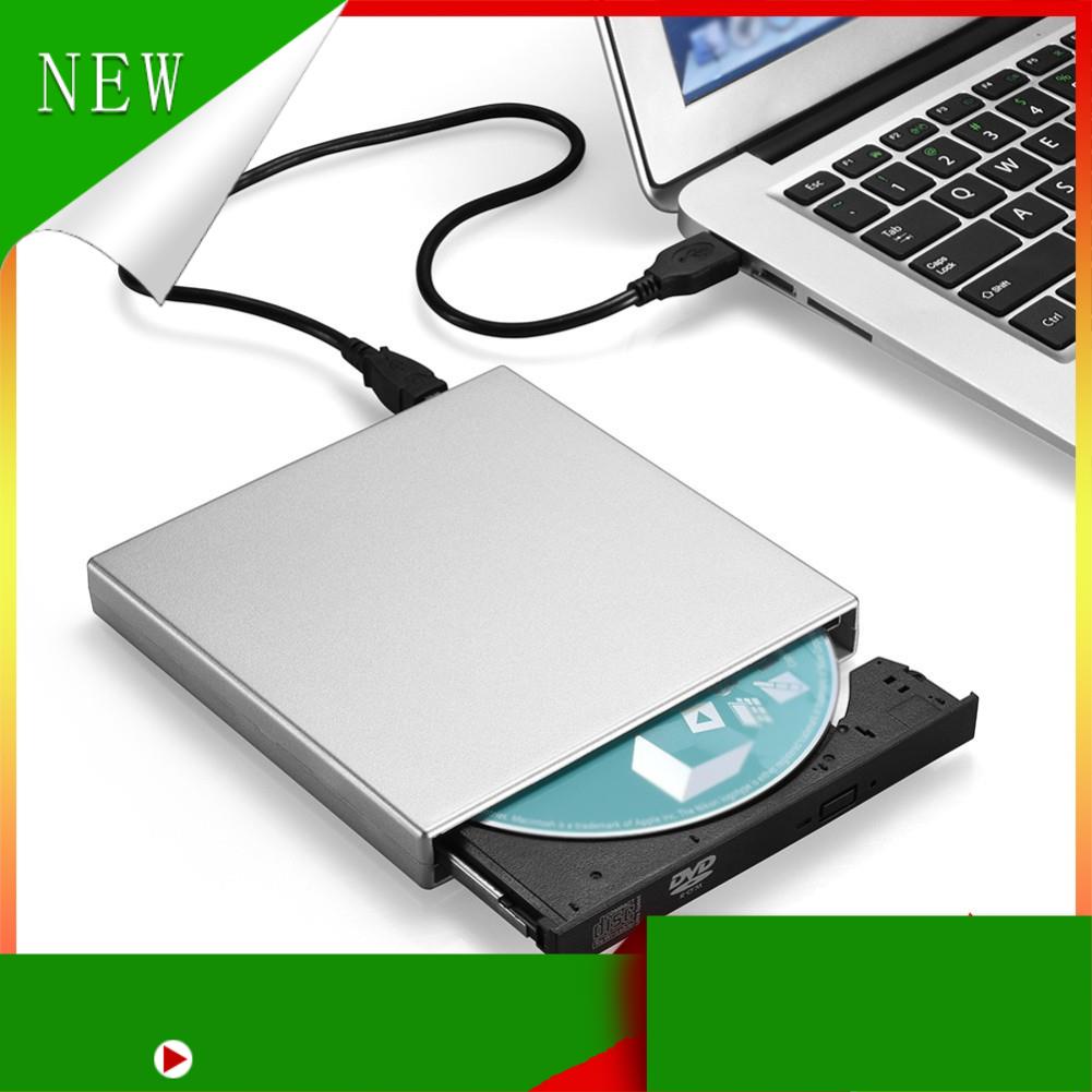 [Hàng Cao Cấp Đầu đọc đĩa CD-RW DVD thiết kế dùng rời kết nối cổng USB dành cho máy tính/laptop
