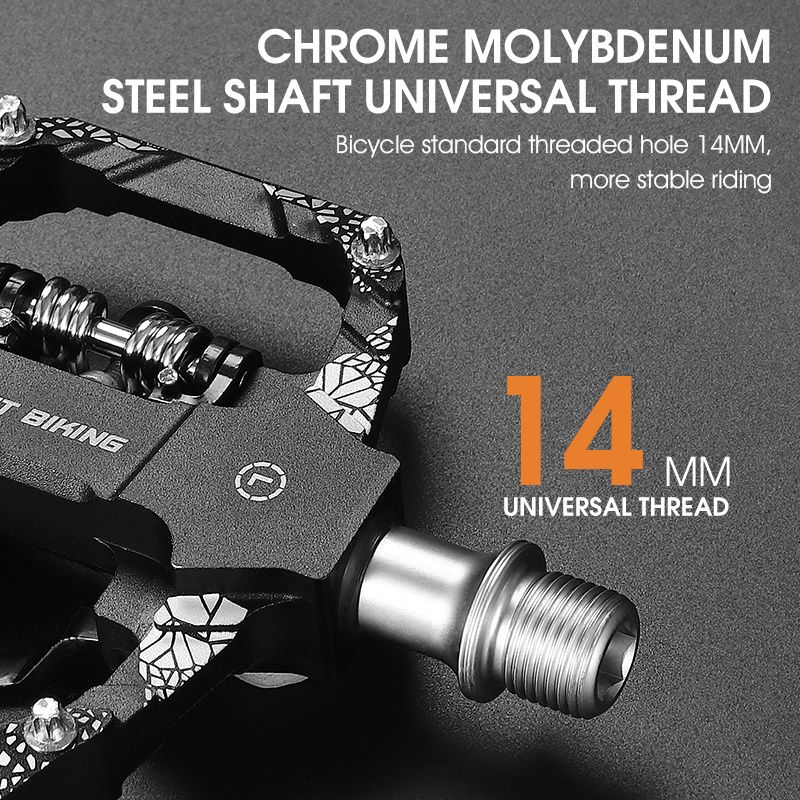 Bàn đạp WEST BIKING hợp kim nhôm siêu nhẹ 14mm chuyên dùng cho xe đạp