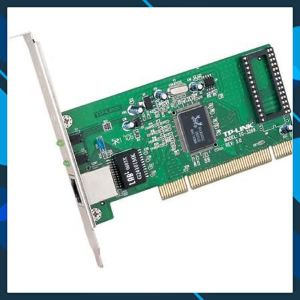 CARD MẠNG LAN CHÍNH HÃNG (XẢ KHO) CARD PCI EXPRESS TO LAN MAIN H61 LIÊN KẾT TỐC ĐỘ MẠNG CỰC NHANH  BẢO HÀNH 12 THÁNG.CPL