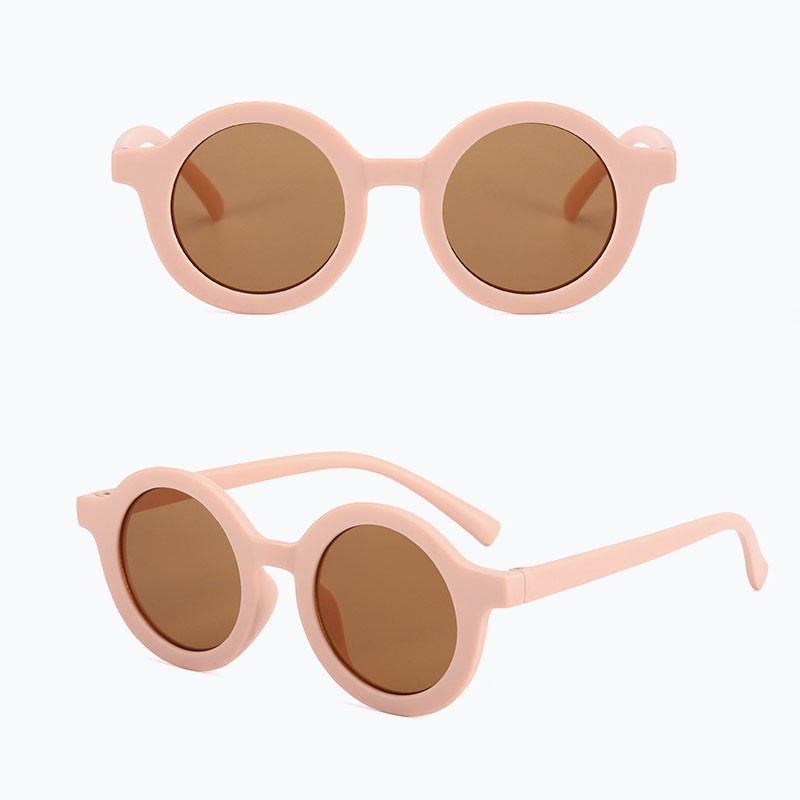 Kính Mát Màu Trơn Phong Cách Hàn Quốc Đáng Yêu Cho Bé