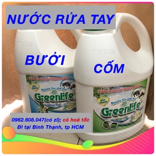 Nước rửa tay sinh học Greenlife bồ hòn, Eco, tphcm