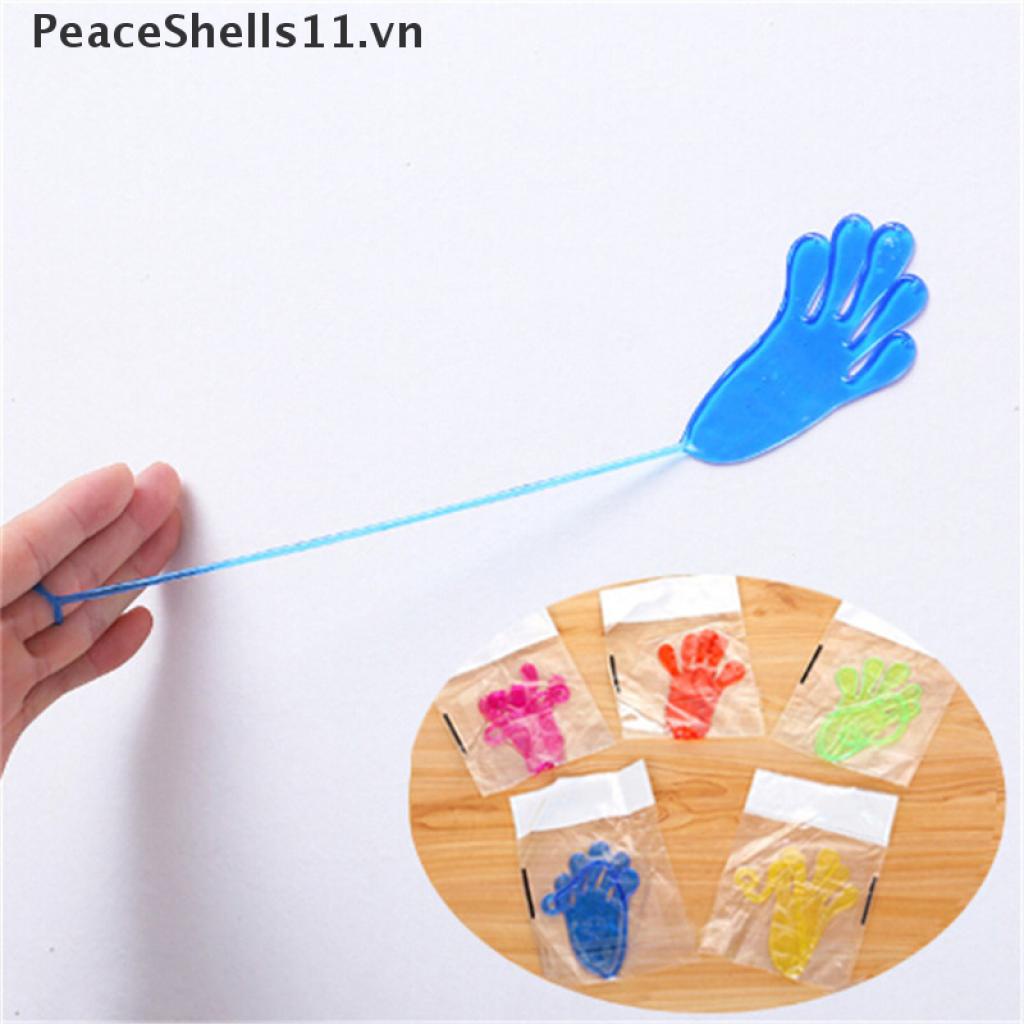 [PeaceShells11] Set 5 Đồ Chơi Bàn Tay Đàn Hồi Dính Đàn Hồi Cho Trẻ Em Làm Quà Tặng Tiệc Tùng