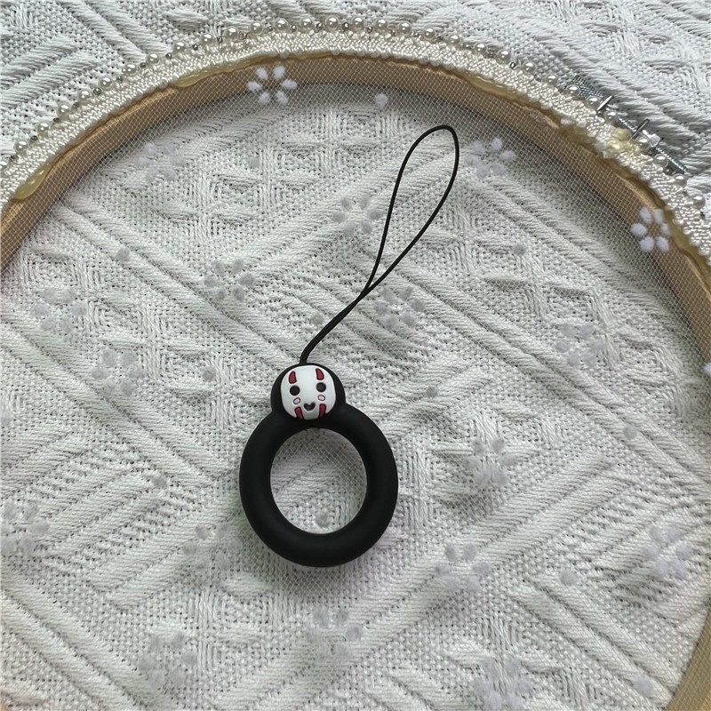 Dây Đeo Điện Thoại Bằng Silicon Họa Tiết Hoạt Hình Dễ Thương