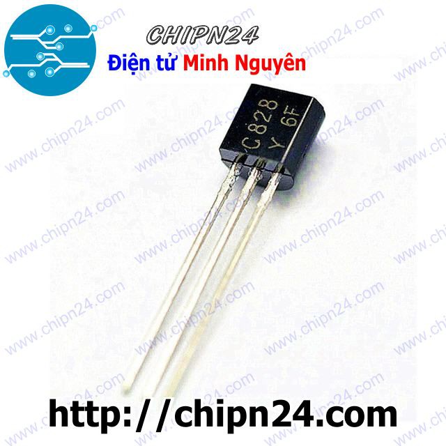 [25 CON] Transistor C828 TO-92 NPN 100mA 25V (2SC828 828)