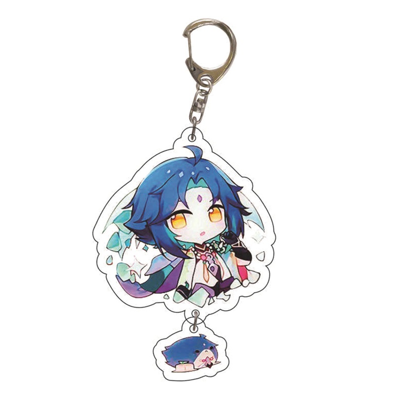 Tmdbyx Móc Khóa Hình Nhân Vật Anime Genshin Dễ Thương