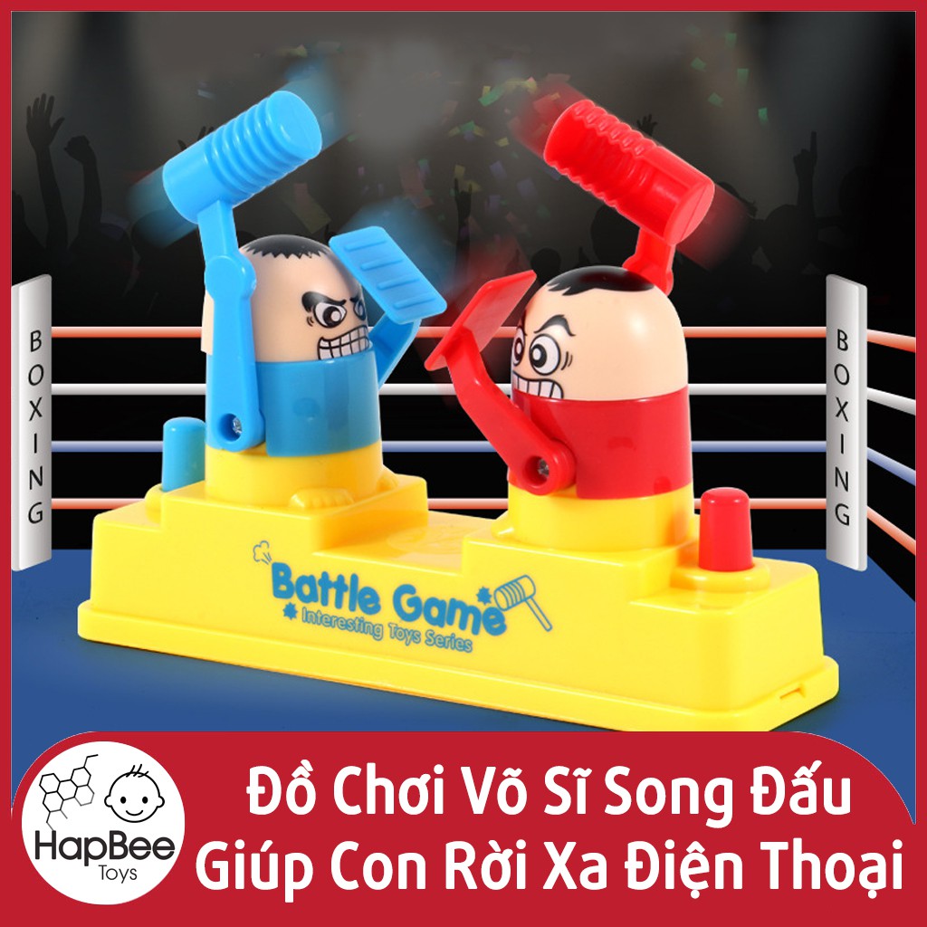 Đồ chơi võ sĩ song đấu đầy kịch tính - Bộ đồ chơi giải trí giúp bé rời xa chiếc điện thoại 🐝 HapBee 🐝