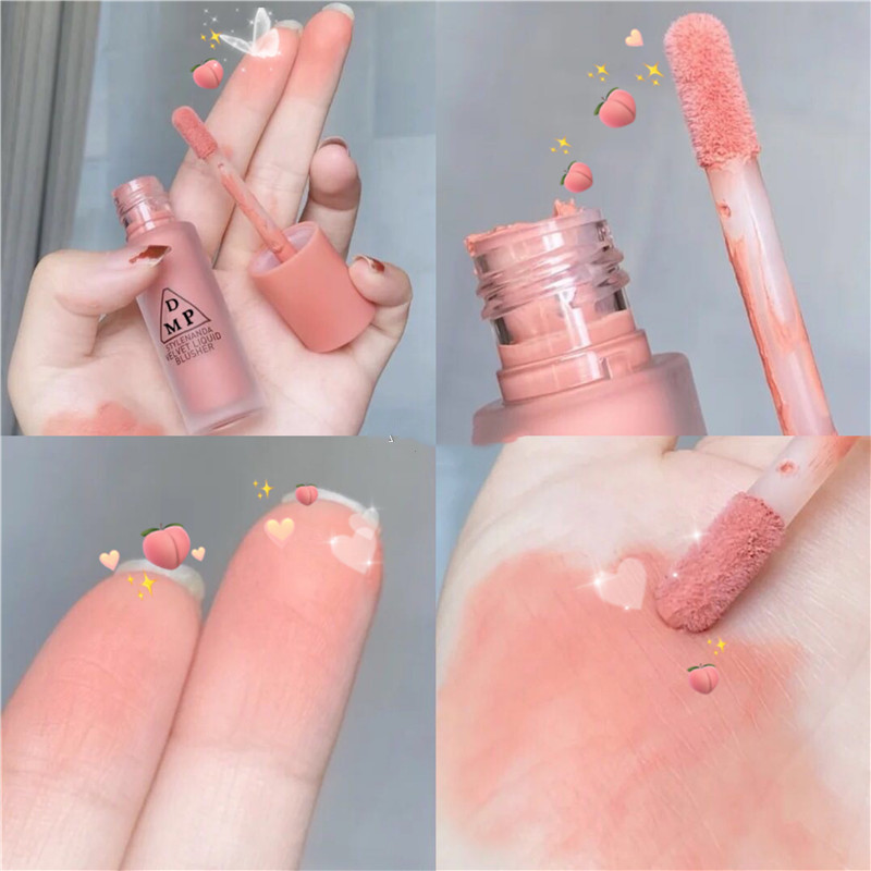 [Hàng mới về] Phấn má dạng lỏng làm sáng tông màu da dưỡng ẩm trang điểm xinh xắn